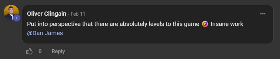 Oliver Clingain LinkedIn: there are absolutely levels to this game, insane work